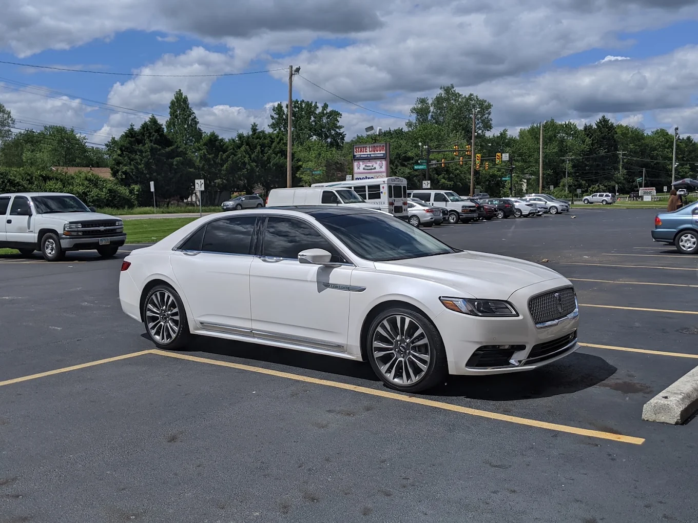 Lincoln Continental car window tint